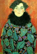 Gustav Klimt portratt av johanna staude France oil painting artist